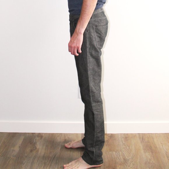 Raleigh Denim Men's Jones Straight Gray Jeans - Picture 2 of 6